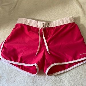 Patagonia kids pink shorts. Adjustable waist